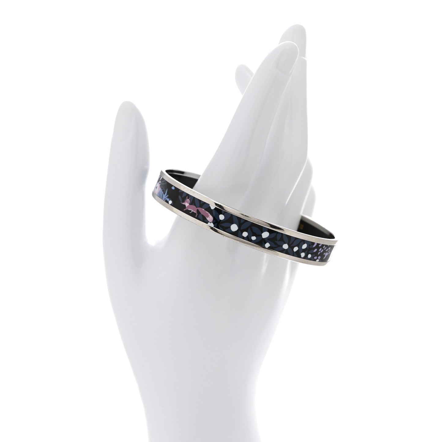 Enamel Printed Narrow Dans Un Jardin Anglais Bracelet 70 Arts And Crafts