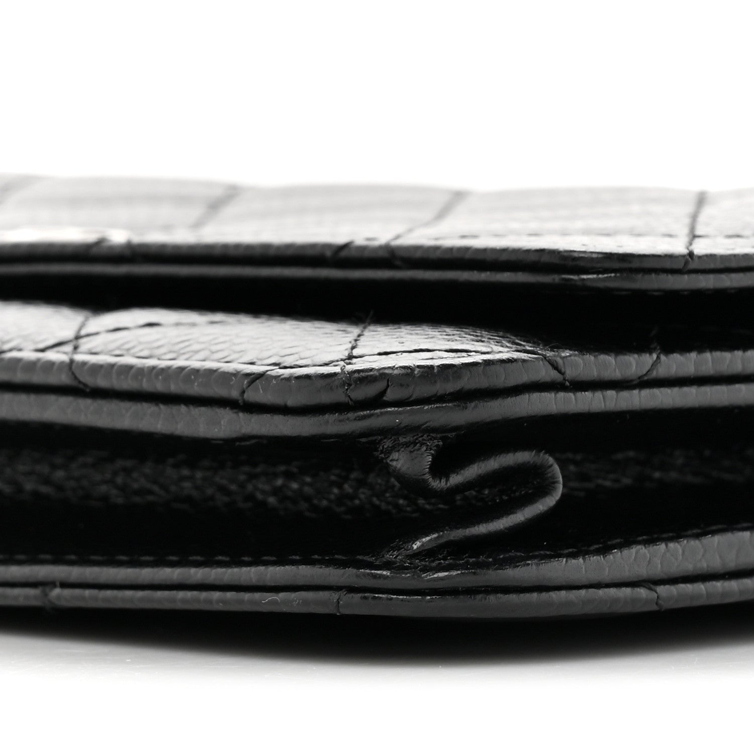 Chanel Caviar Quilted Wallet on Chain WOC Black 10 of 12