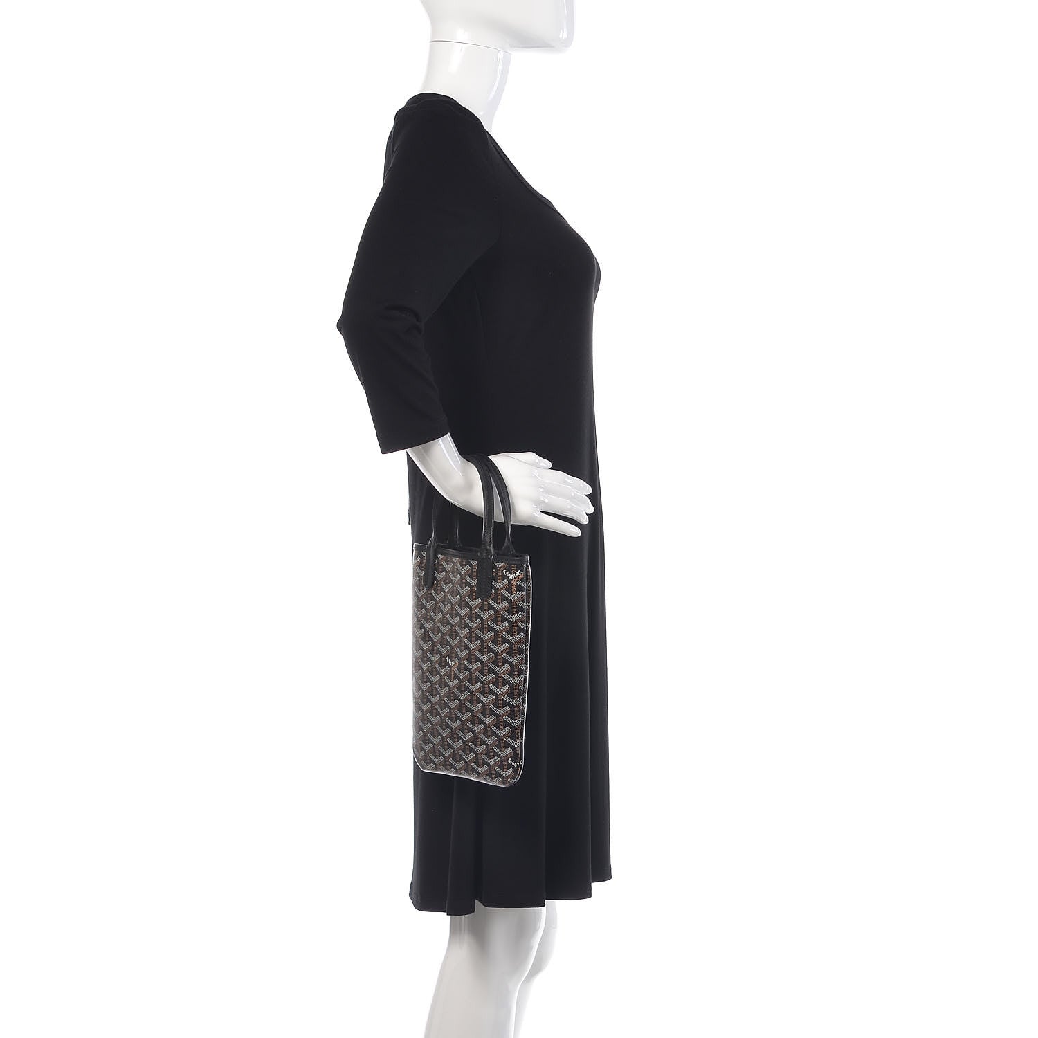 Goyard Goyardine Poitiers Tote Black 2 of 9