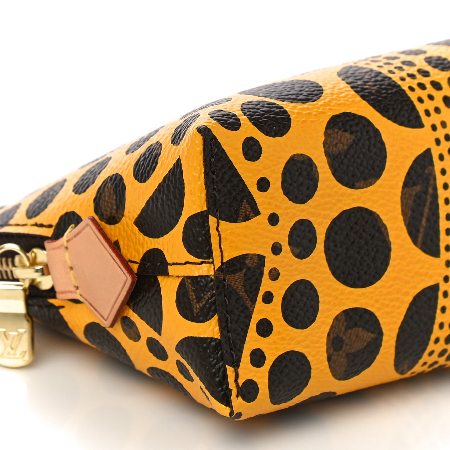 Monogram Kusama Pumpkin Dots Cosmetic Pouch Yellow