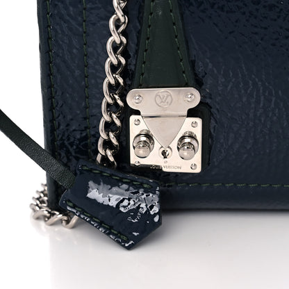 Louis Vuitton Vernis Deerskin Bonded Chain Pochette Marine 8 of 13