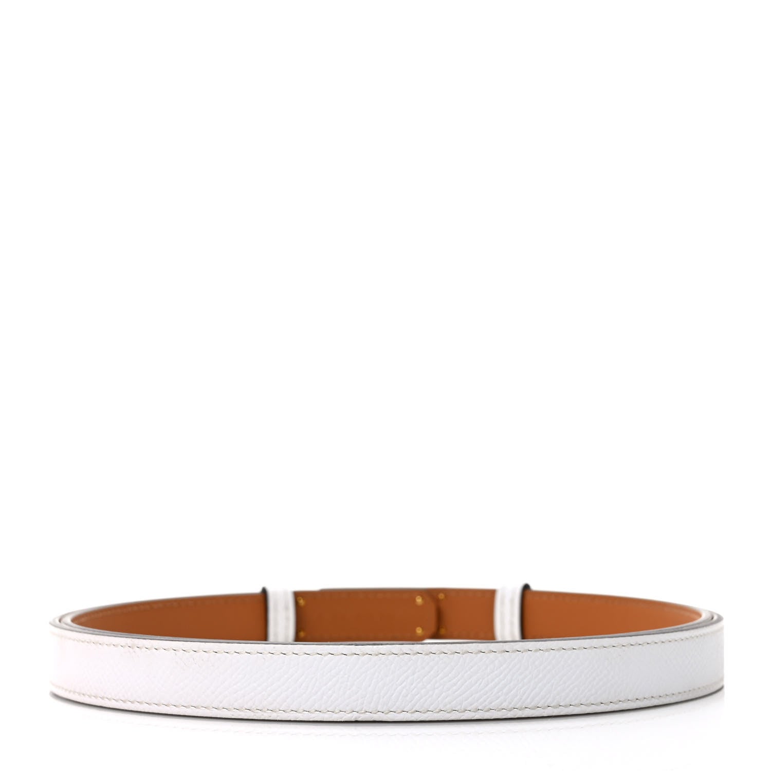 Hermes Epsom Kelly Belt White 2 of 5