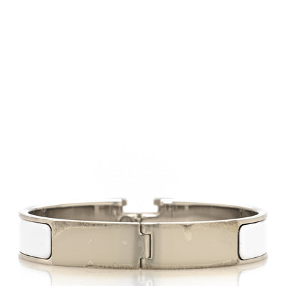 Hermes Enamel Narrow Clic Clac H Bracelet PM White 3 of 5