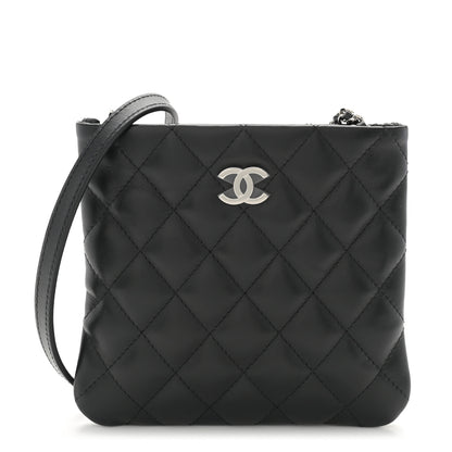 Chanel Lambskin Quilted Crossbody Bag Black 1 of 10