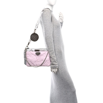Louis Vuitton Econyl Monogram Pillow Maxi Multi Pochette Accessories Silver Pale Pink 2 of 9