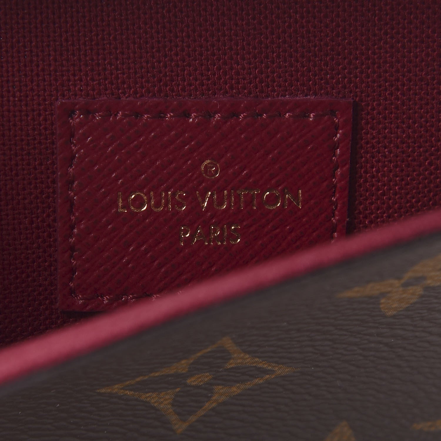 Louis Vuitton Monogram Pochette Felicie Chain Wallet Fuchsia 8 of 10