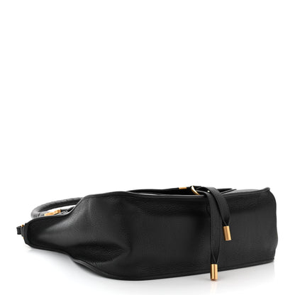 Chloe Calfskin Braided Medium Marcie Double Carry Black 4 of 10