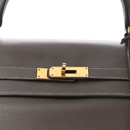 Hermes Swift Kelly Retourne 35 Etoupe 10 of 11