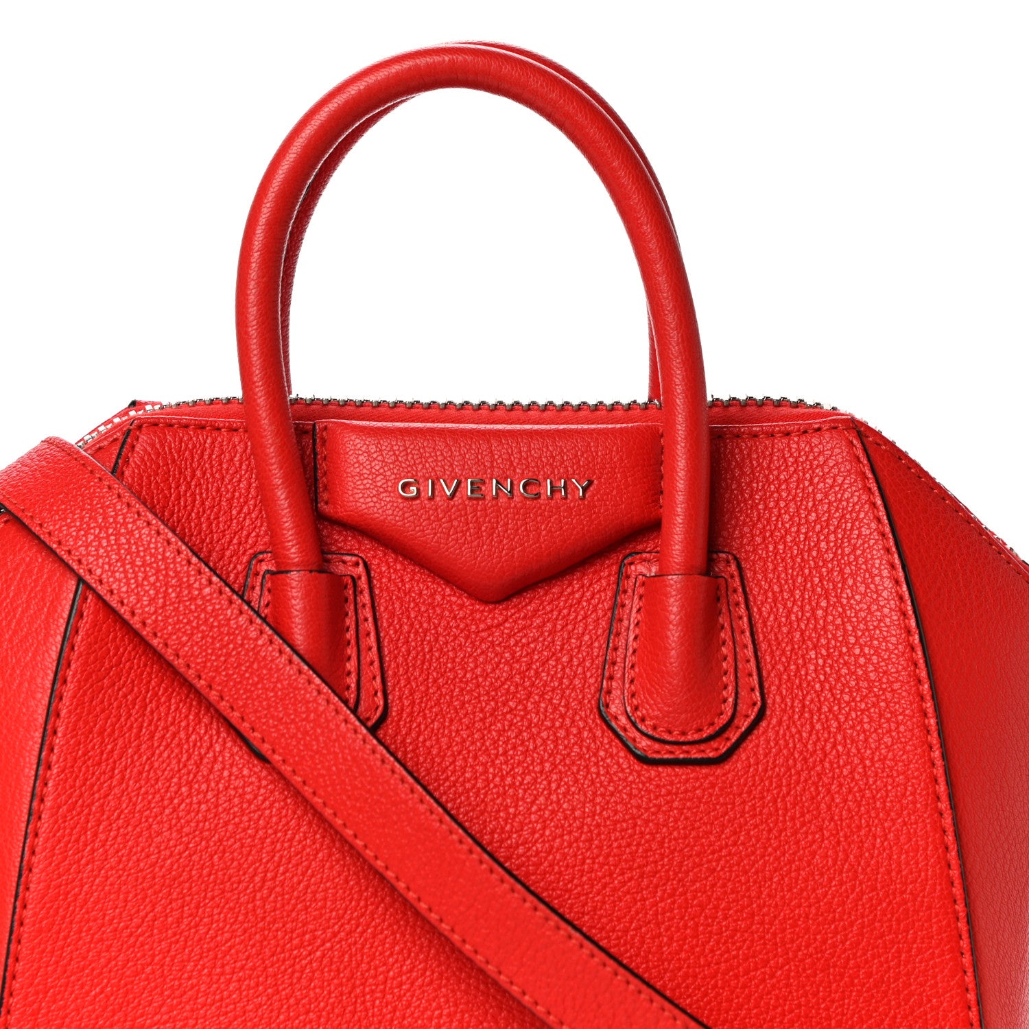 Givenchy Sugar Goatskin Mini Antigona Pop Red 8 of 11