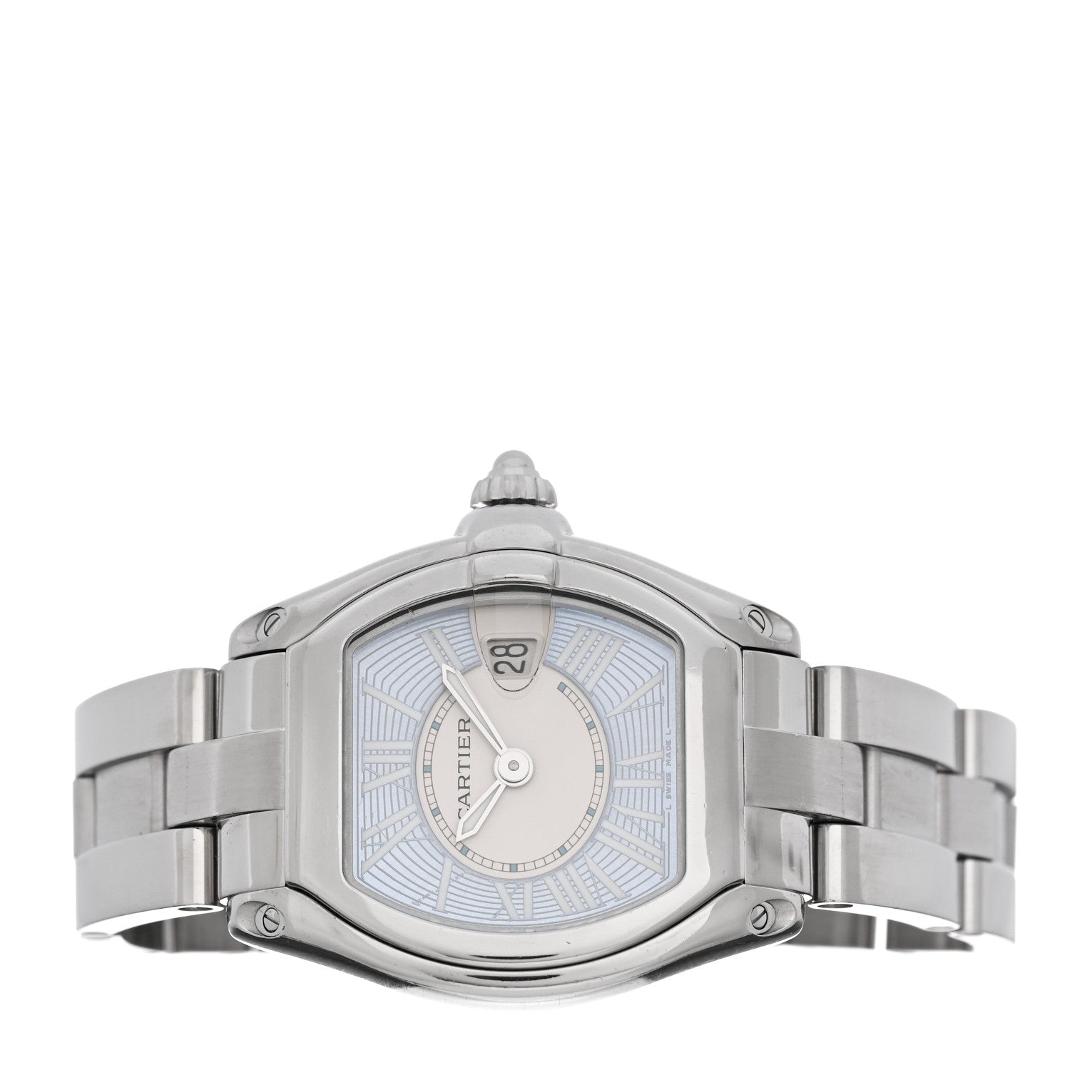 Cartier Stainless Steel 31mm Roadster Quartz Watch Blue 2 of 5