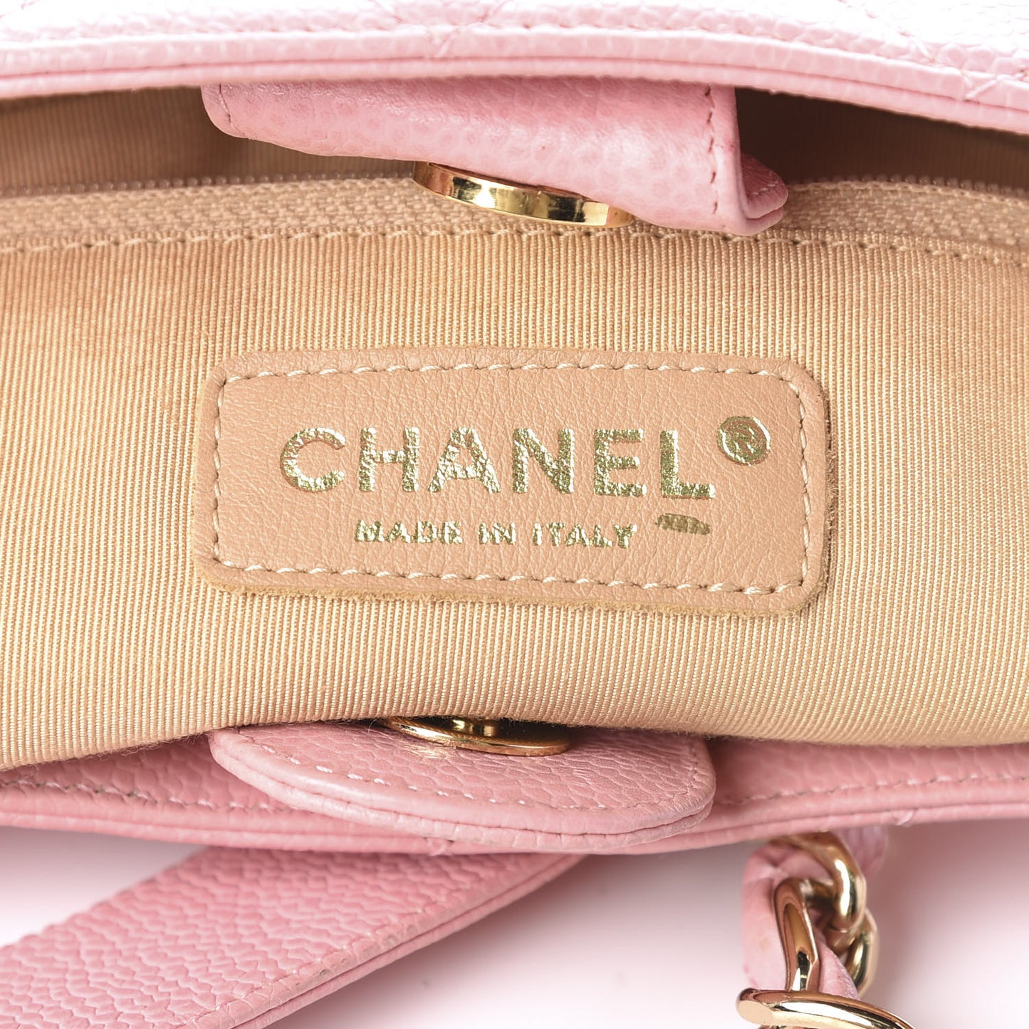 Caviar Quilted Petit Shopping Tote PST Pink