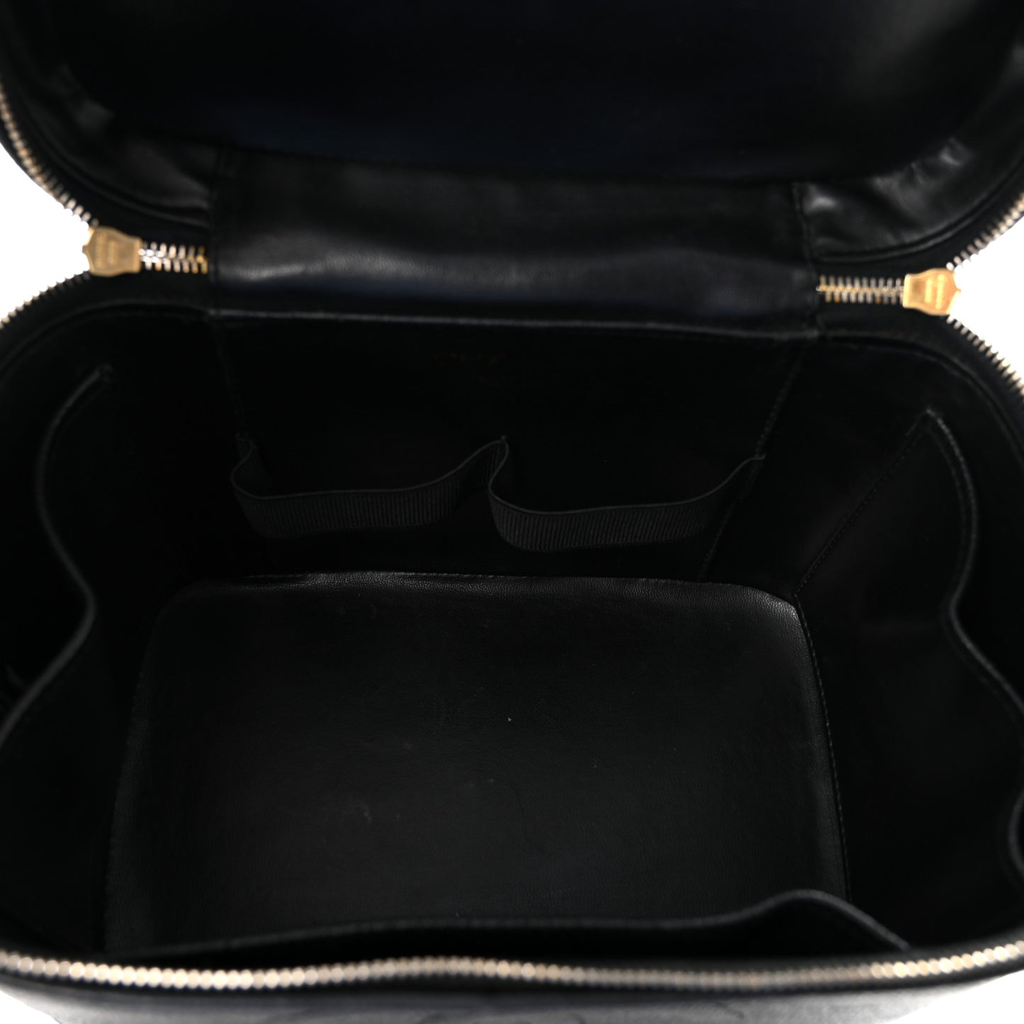 Caviar CC Vanity Train Case Black