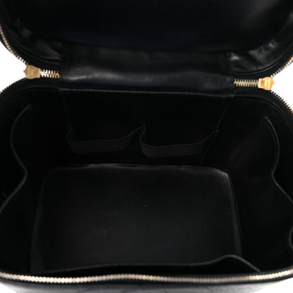 Chanel Caviar CC Vanity Train Case Black 5 of 10