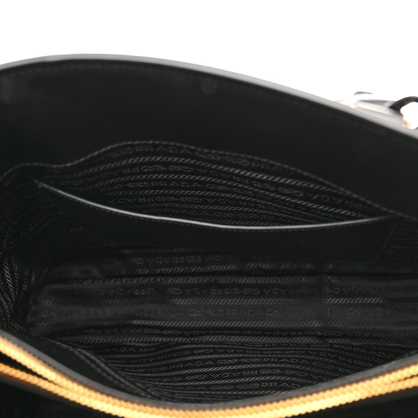 Saffiano Lux Medium Tote Black