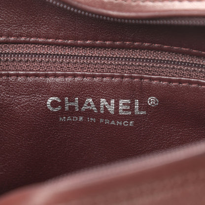 Chanel Lambskin Quilted Timeless Camera Case Burgundy 6 of 11