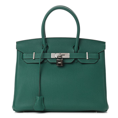 Hermes Togo Birkin 30 Malachite 1 of 8