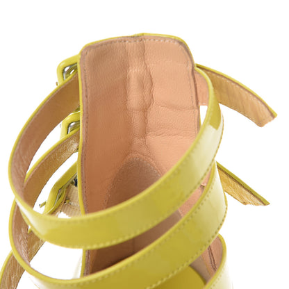 Christian Louboutin Patent Differa 140 Platform Sandals 37.5 Souffre 12 of 12