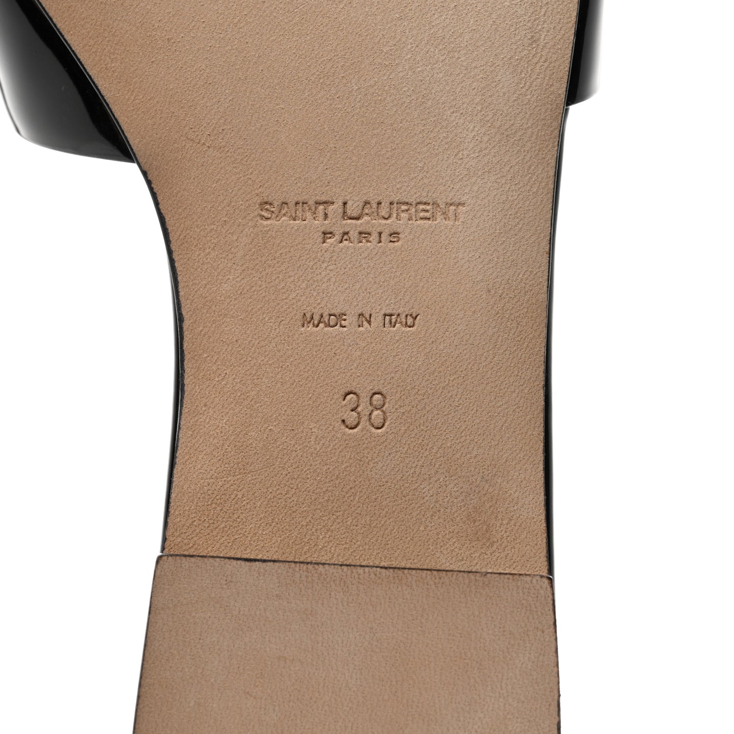 Patent Tribute 05 Slide Sandals 38 Black