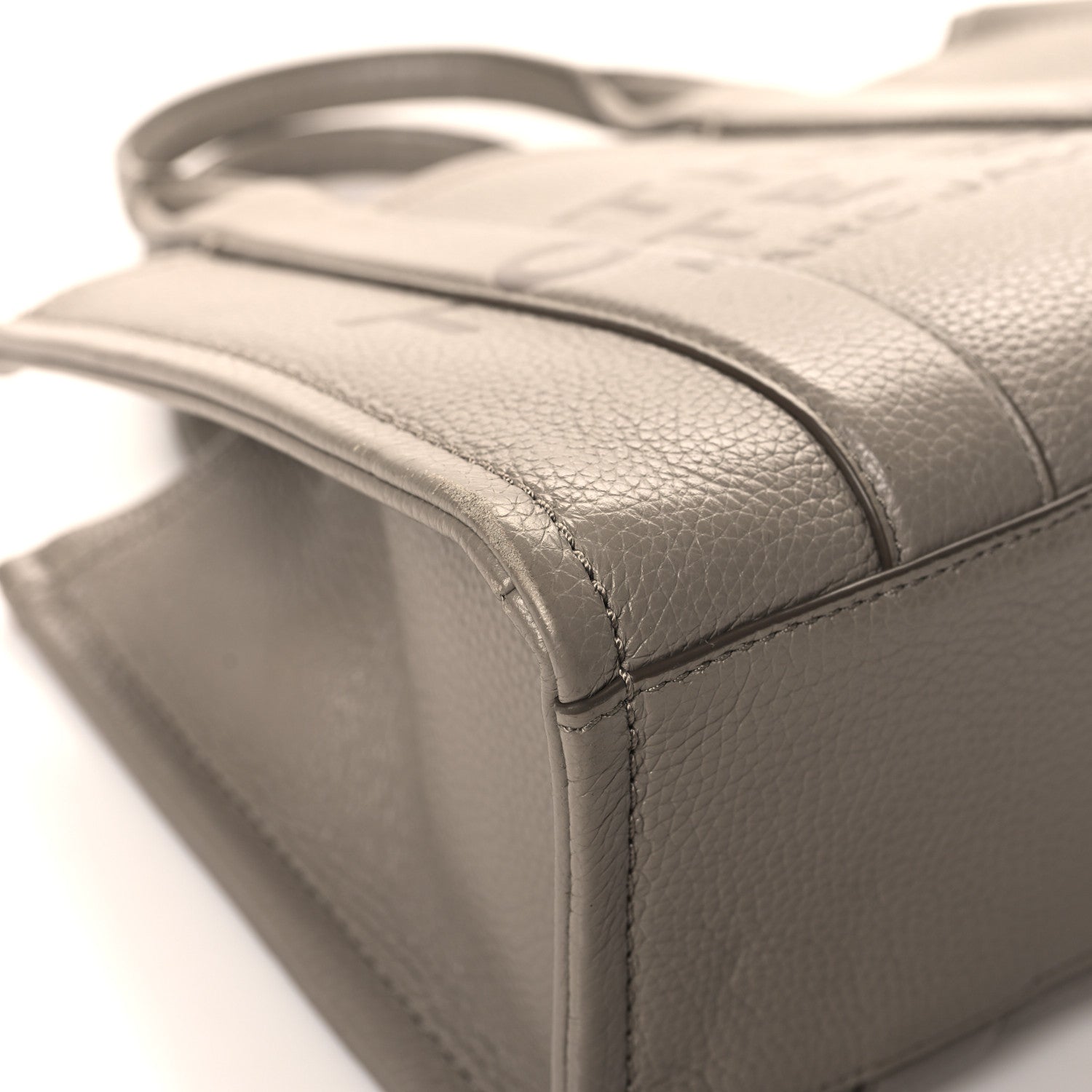 Marc Jacobs Grained Calfskin Small The Tote Bag Cement 8 of 12