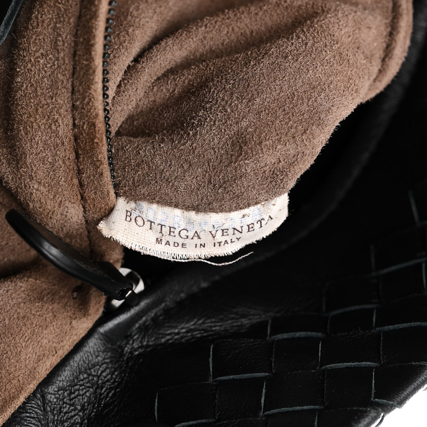 Nappa Intrecciato Small Bella Tote Black