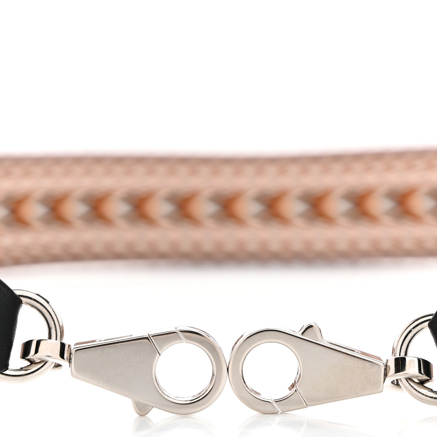 Hermes Toile Swift Sangle Allegro 50mm Shoulder Strap Sesame White Black 5 of 5