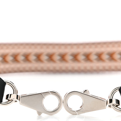 Hermes Toile Swift Sangle Allegro 50mm Shoulder Strap Sesame White Black 5 of 5