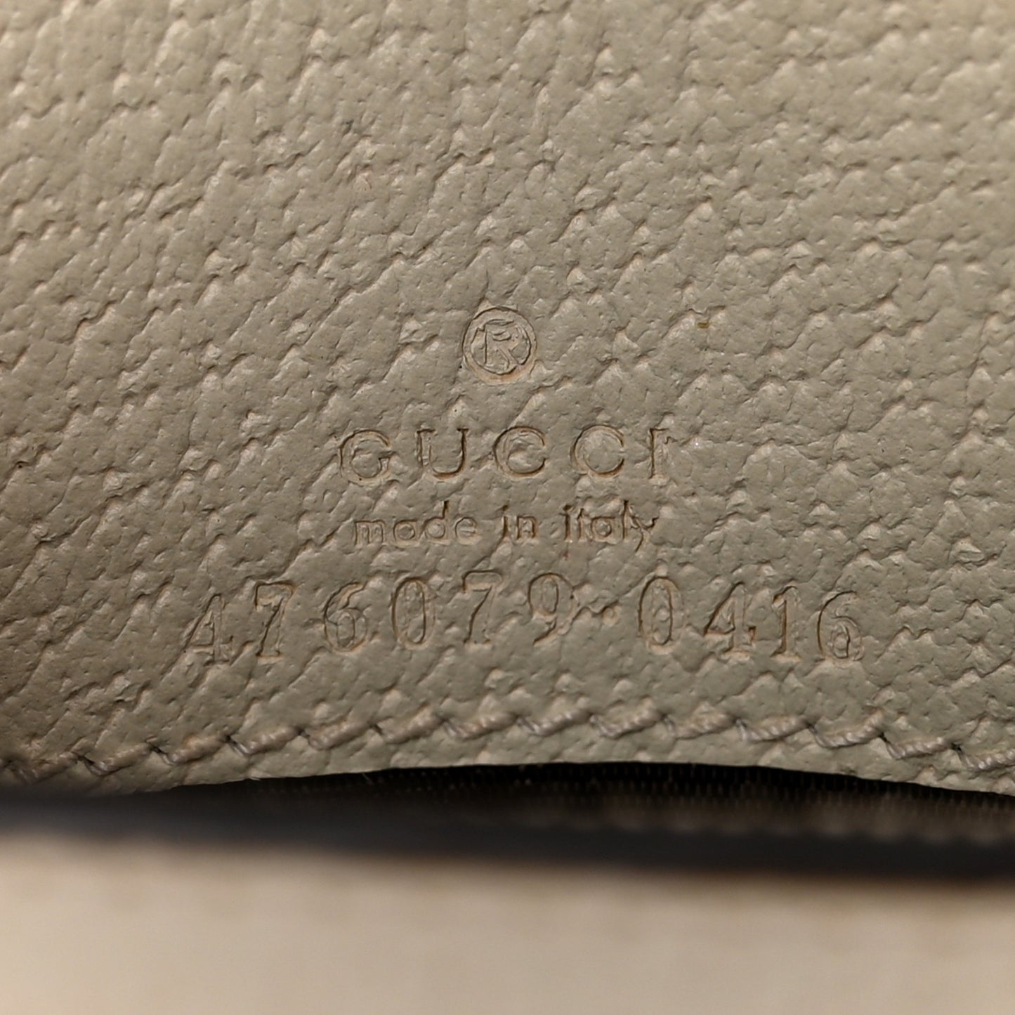 GG Supreme Monogram Web Queen Margaret Chain Wallet White