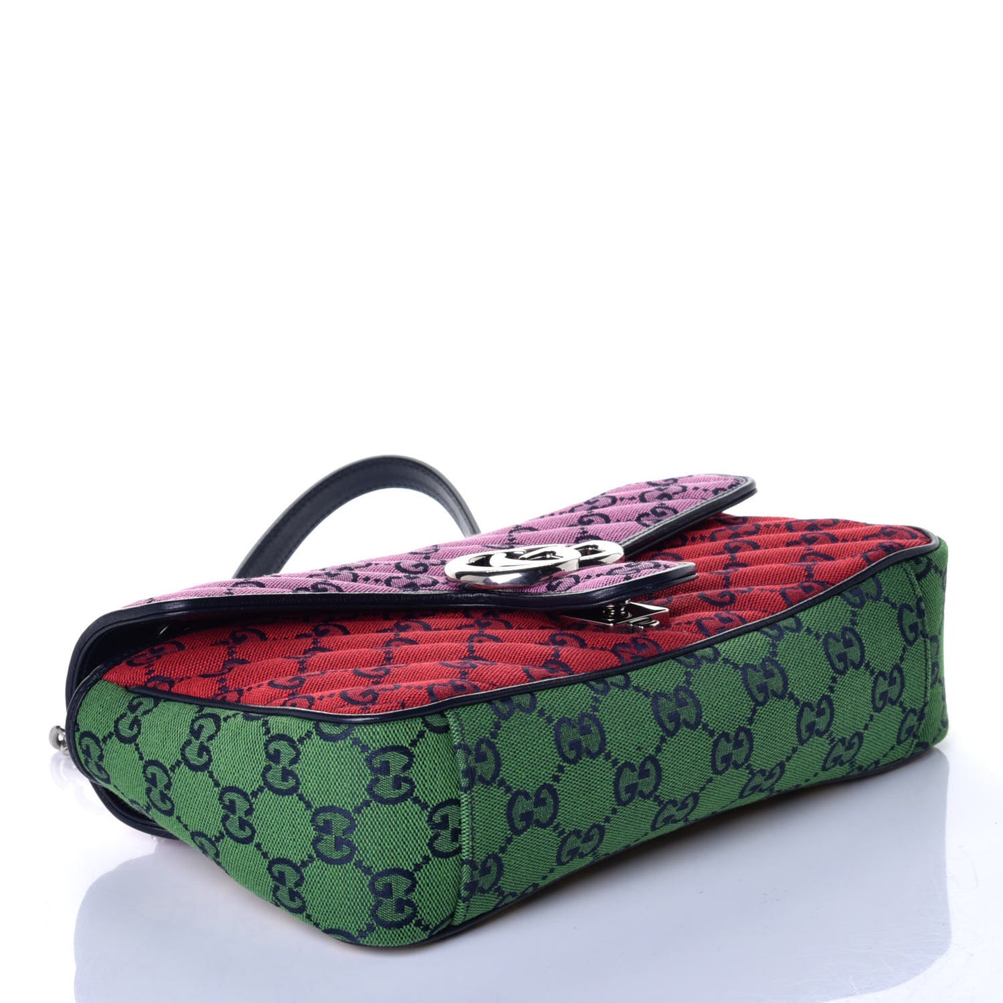 Monogram Multicolor Matelasse Diagonal Small GG Marmont Shoulder Bag Pink Blue Red Yellow Green