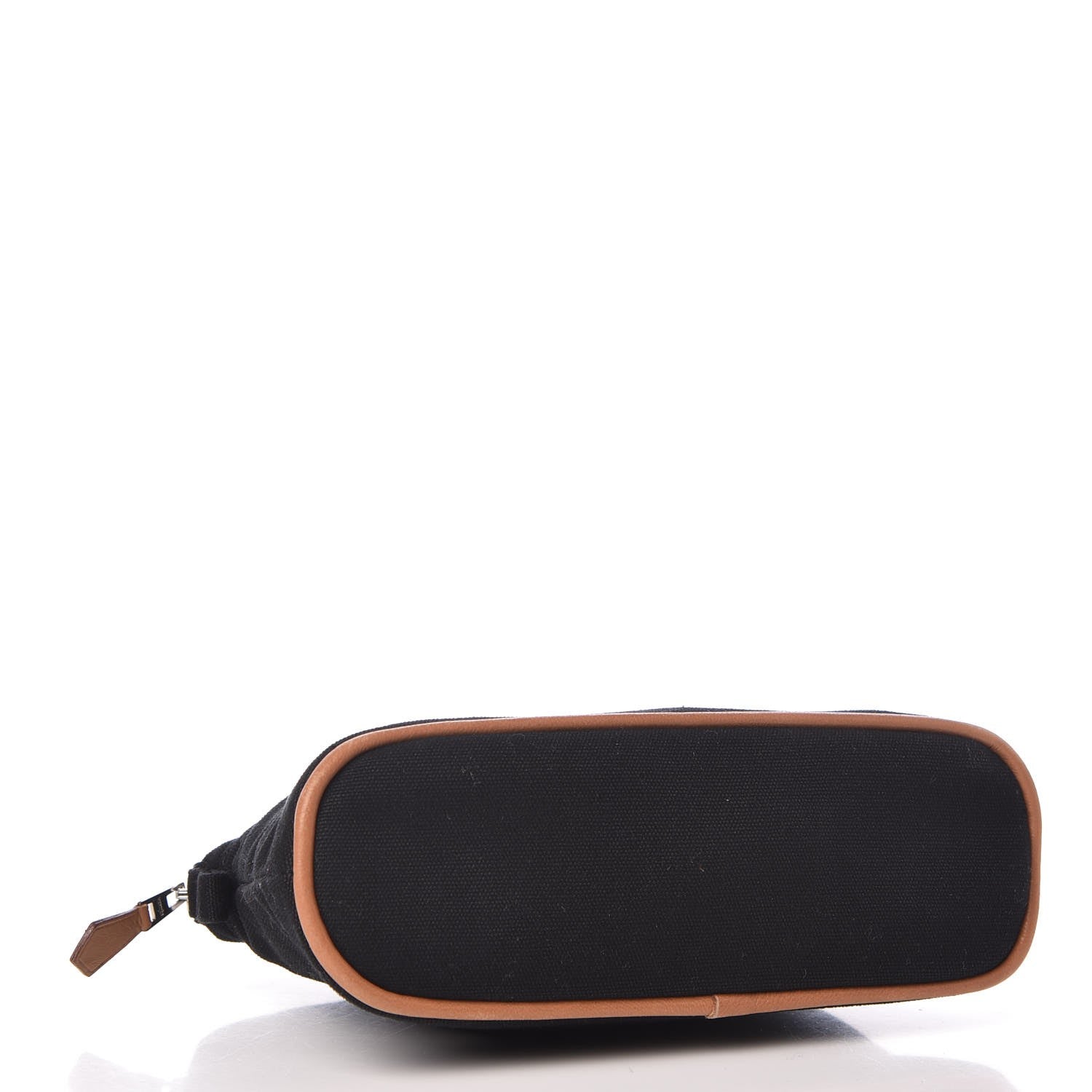 Hermes Cotton Canvas Mini Bolide Travel Cosmetic Pouch Black 4 of 8
