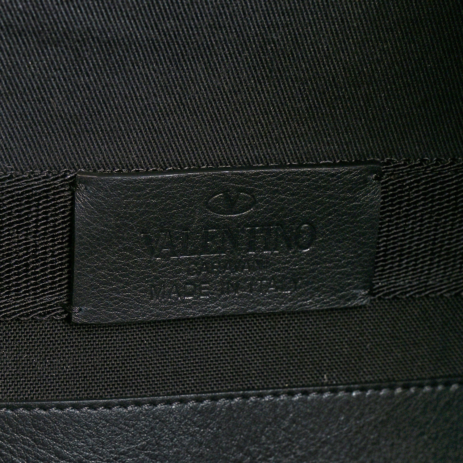Valentino Garavani Nylon Embroidered Beaded Backpack Black Multicolor 6 of 11