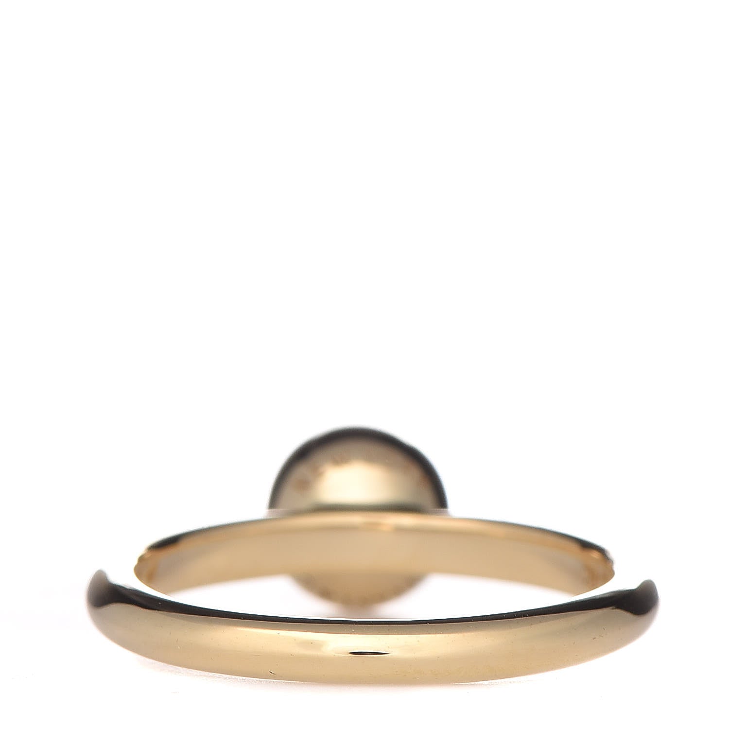 Tiffany 18K Yellow Gold 8mm HardWear Ball Ring 57 8 3 of 5