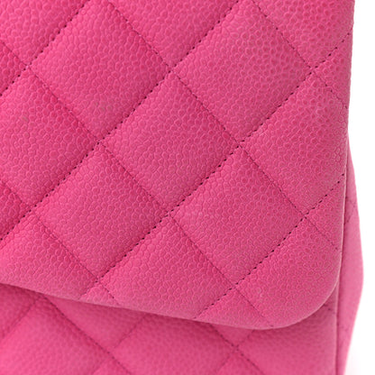 Chanel Iridescent Caviar Quilted Jumbo Double Flap Pink 11 of 13