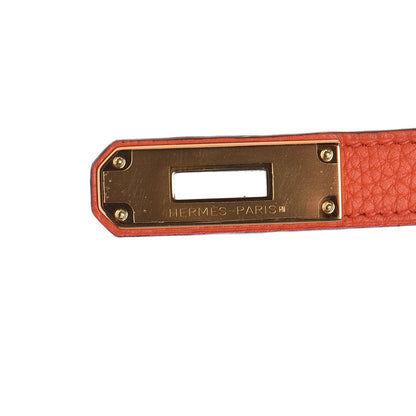Hermes Togo Birkin 30 Orange Poppy 20 of 32