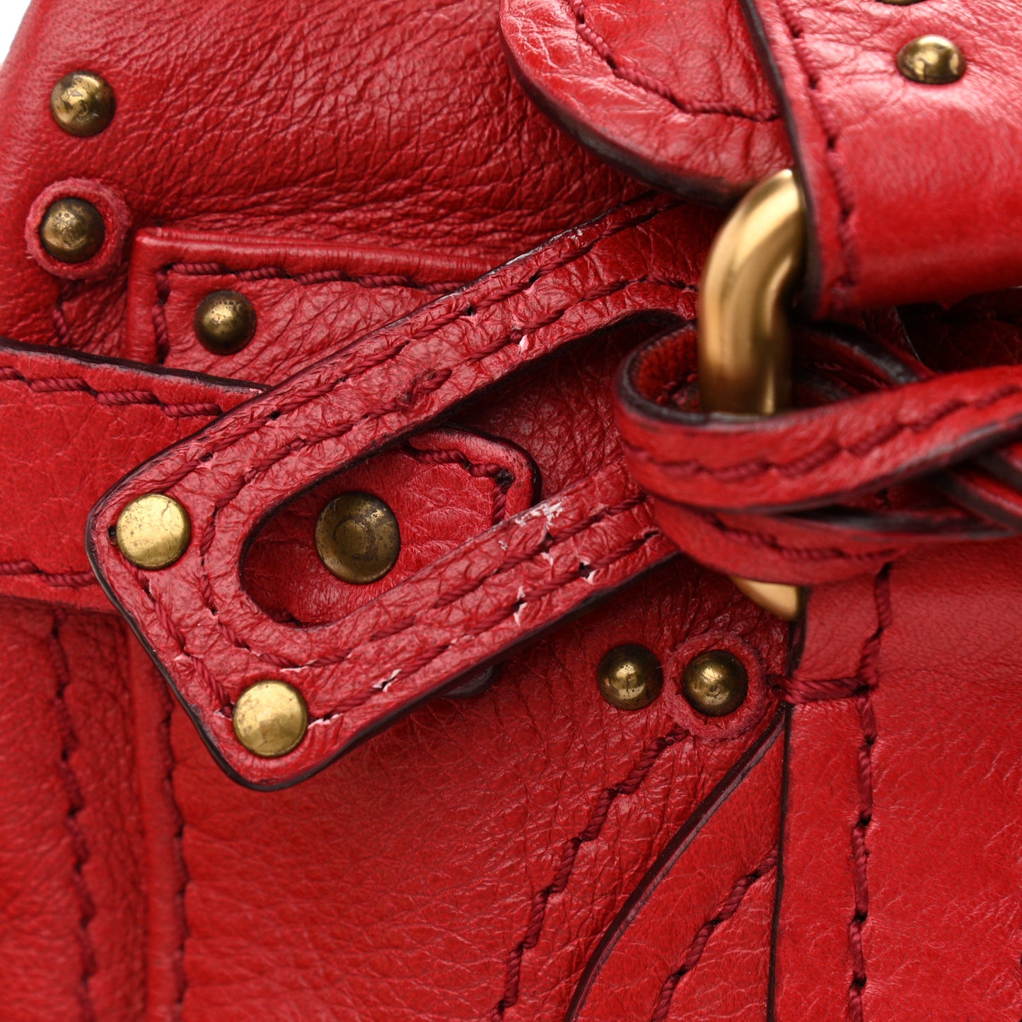 Calfskin Medium Paddington Satchel Rouge