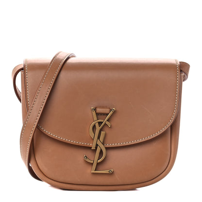 Saint Laurent Smooth Vintage Calfskin Small Kaia Satchel Brown Gold 1 of 11
