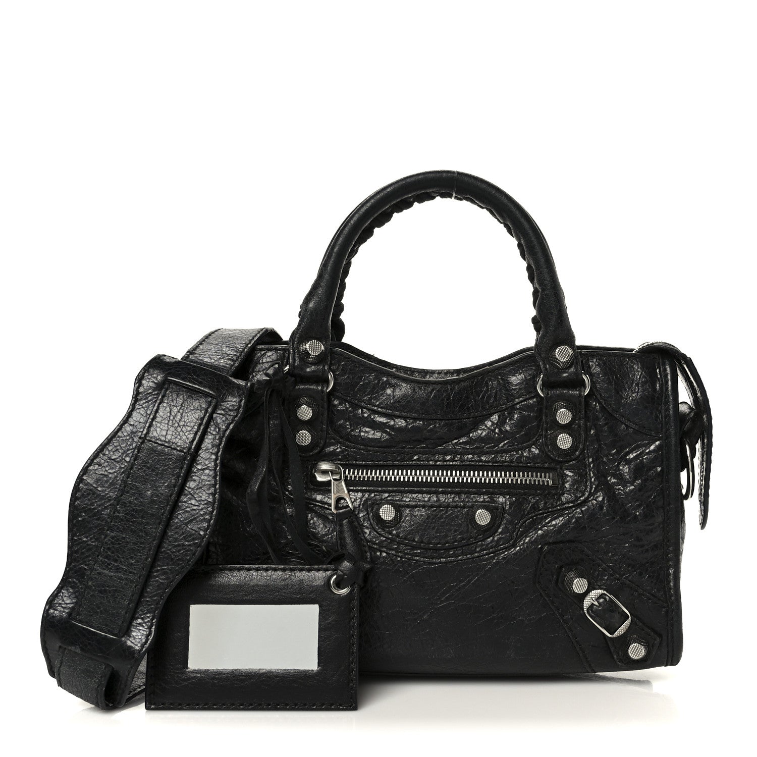 Balenciaga Agneau Giant 12 Silver Hardware Mini City Black 3 of 11