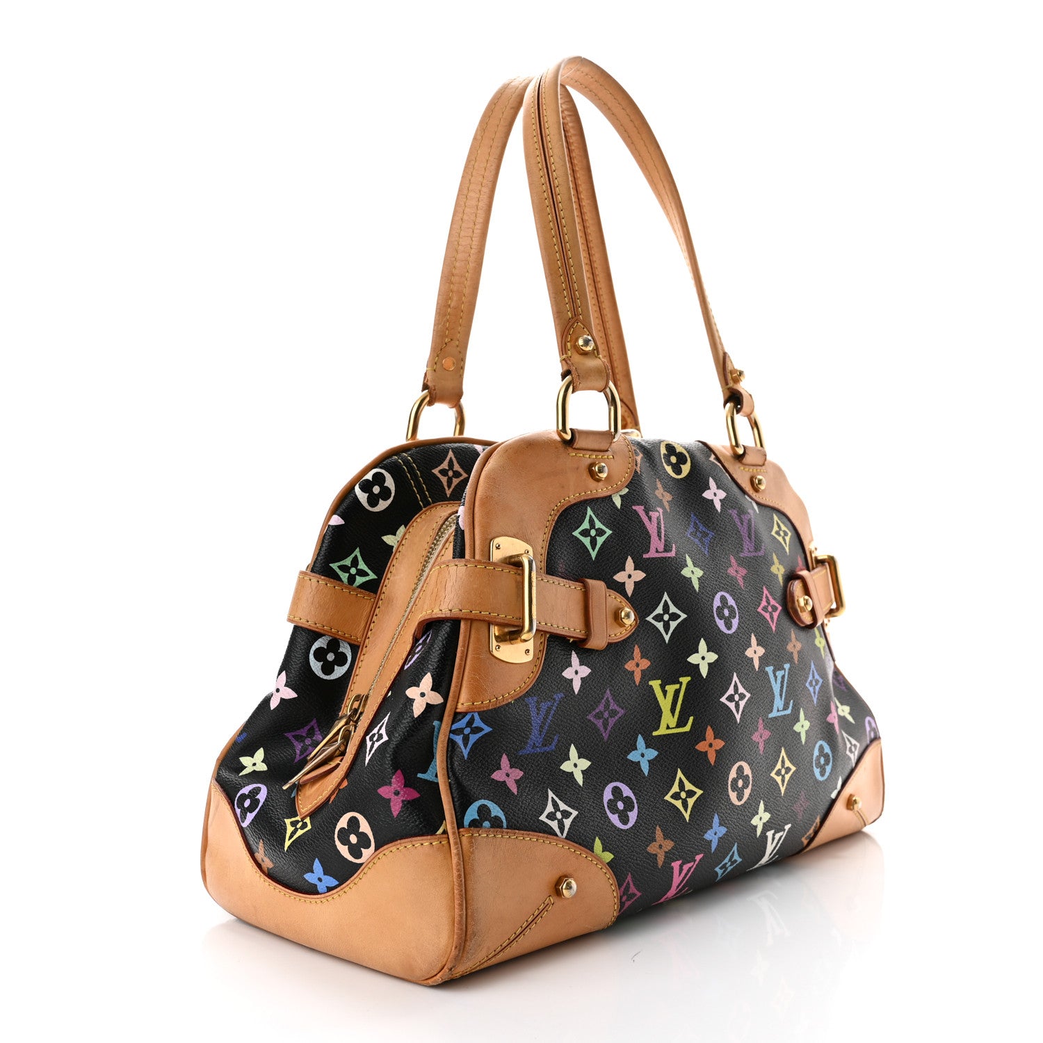 Louis Vuitton Monogram Multicolor Claudia Black 3 of 12