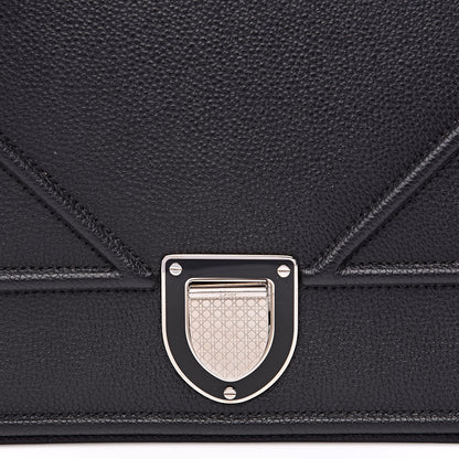 Christian Dior Grained Calfskin Large Diorama Flap Bag Black 7 of 12