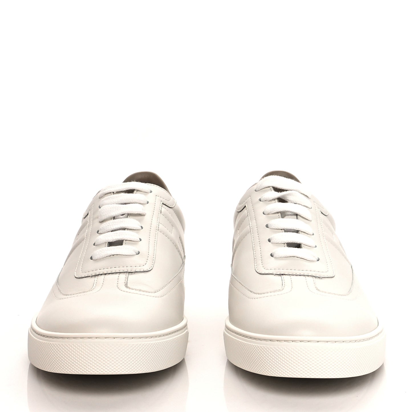 Calfskin Mens Quicker Sneakers 41 White Orange