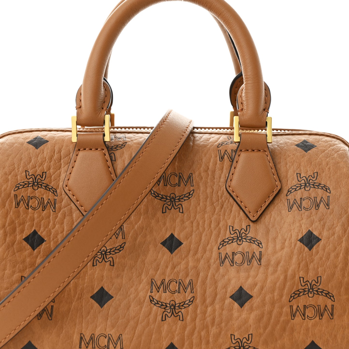 Visetos Small Ella Boston Cognac