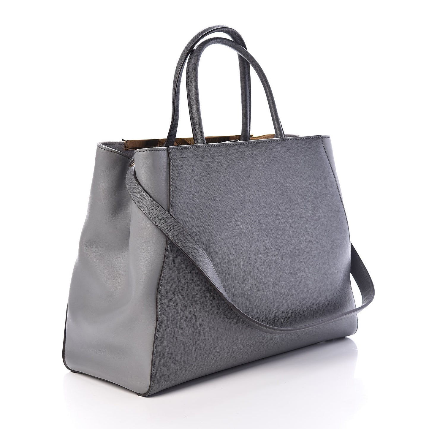 Vitello Elite Flamingo Regular 2Jours Tote Grigio Grigio Chiaro