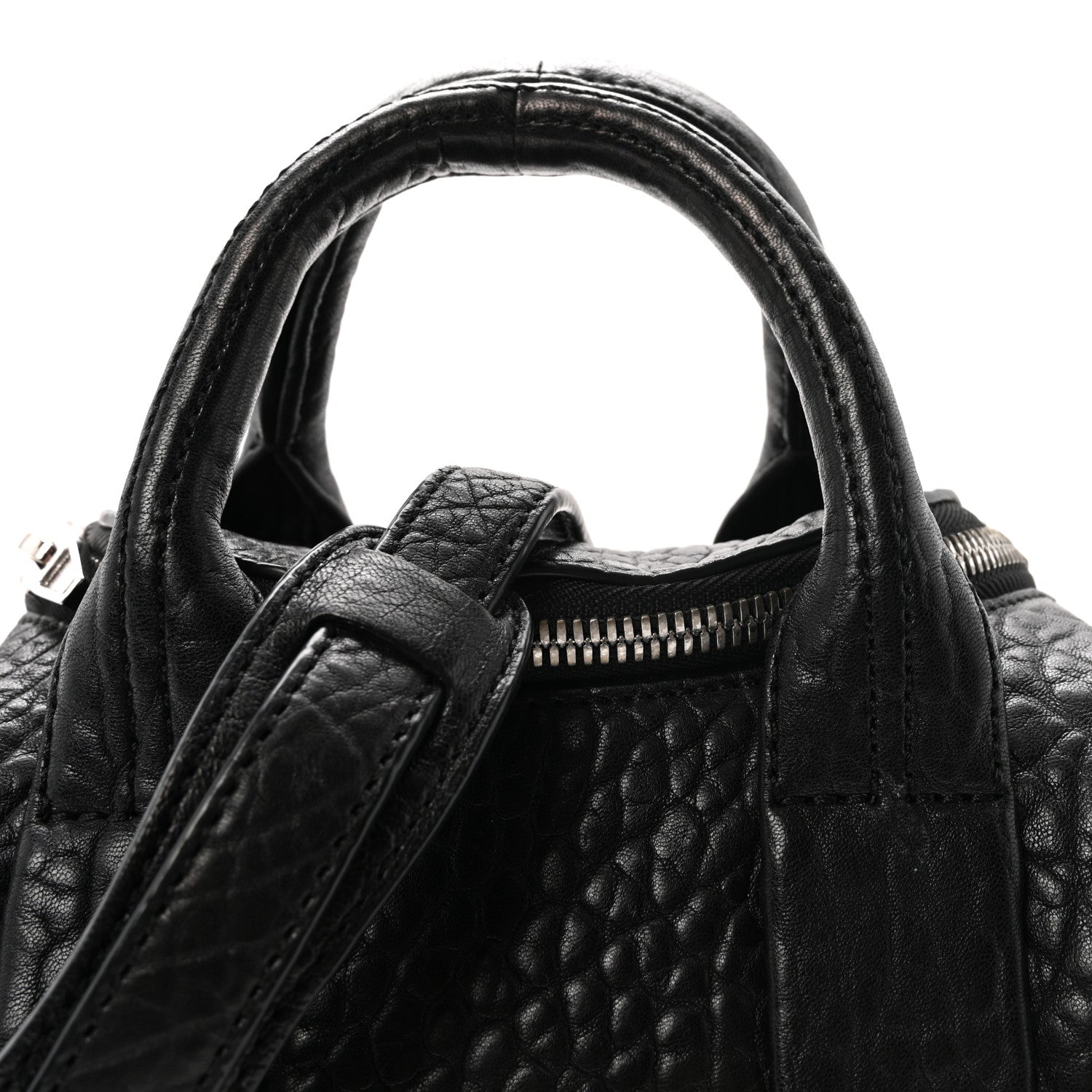 Alexander Wang Pebbled Lambskin Mini Rockie Black Rhodium Hardware Black Rhodium Hardware 7 of 9