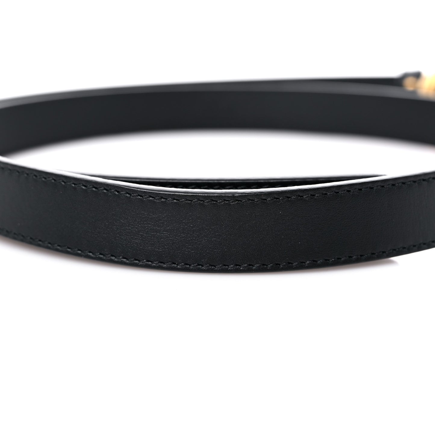 Calfskin Double G 20mm Belt 90 36 Black