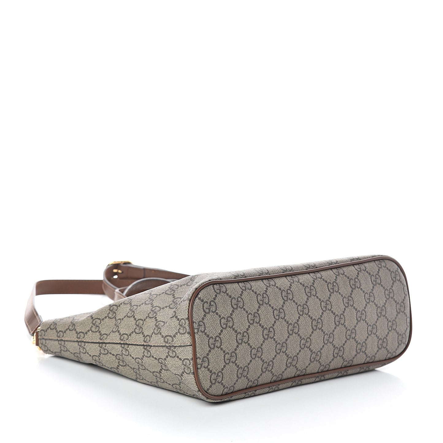 Soft GG Supreme Monogram Small Crossbody Tote Beige Cuir