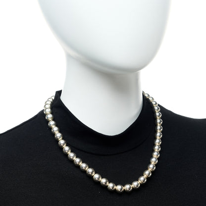 Tiffany Sterling Silver 10mm Hardwear Ball Necklace 2 of 6