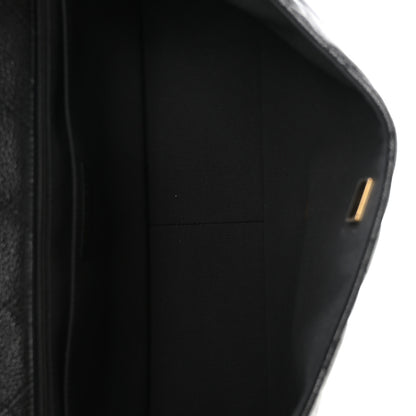 Chanel Grained Calfskin Quilted XXL Travel Flap Bag Black 5 of 11
