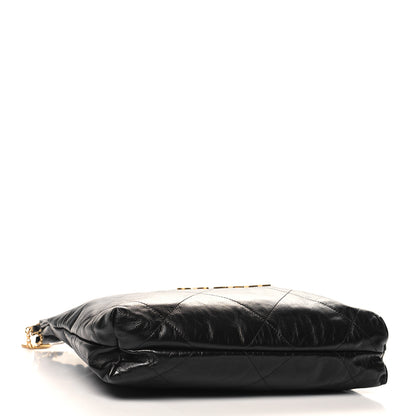Chanel Shiny Calfskin Quilted Small Chanel 22 Black 5 of 11