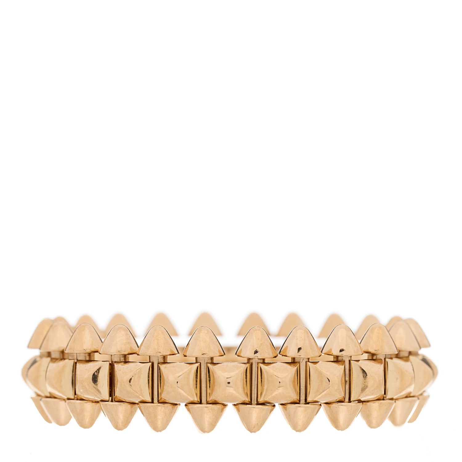 Cartier 18K Pink Gold SM Clash De Cartier Ring 58 8.25 1 of 5