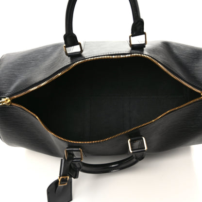 Louis Vuitton Epi Keepall 45 Black 5 of 11