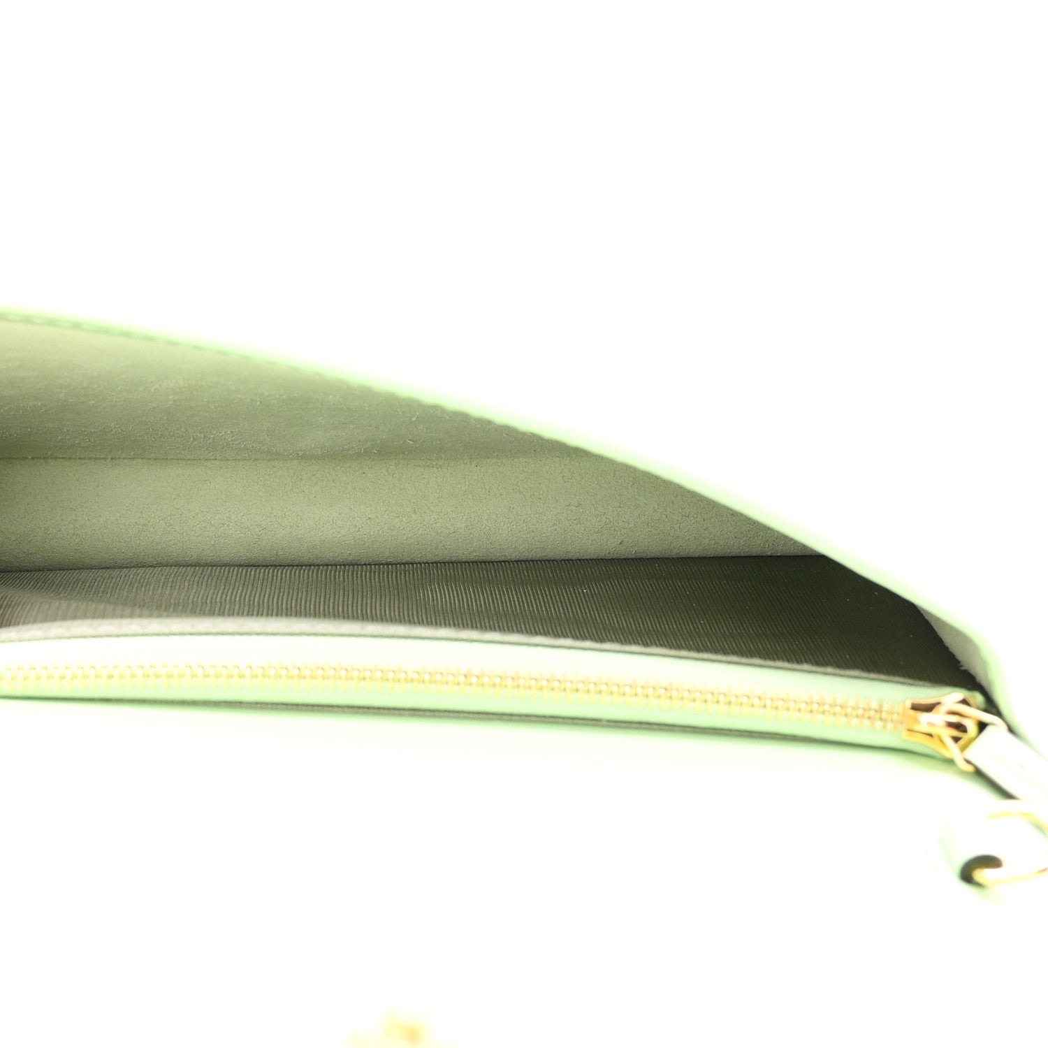 Gucci Boarded Plutone Calfskin Horsebit 1955 Wallet On Chain Green 5 of 11